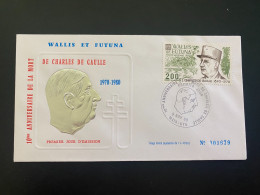 Enveloppe 1er Jour "Général Charles De Gaulle" 09/11/1980 - PA106 - Wallis Et Futuna - FDC