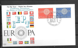 1960 - FDC - Suisse - 27 - 6 - 1960