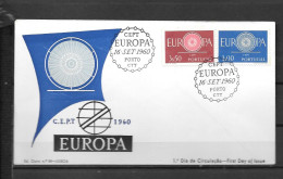 1960 - FDC - Portugal - 25 - 5 - 1960