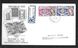 1960 - FDC - Grande-Bretagne - 20 - 4 - 1960