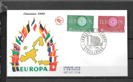 1960 - FDC - FRANCE - 19 - 14 - Strasbourg - 1960