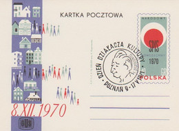 Poland Postmark D71.05.17 POZNAN.01: Cultural Activist Day E.Zegadlowicz - Stamped Stationery