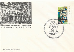 Poland Postmark D71.10.10 WADOWICE.01kop: E.Zegadlowicz Poet 30 Y. (analogous) - Entiers Postaux