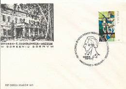 Poland Postmark D71.10.10 WADOWICE.01kop: E.Zegadlowicz Poet 30 Y. (analogous) - Stamped Stationery