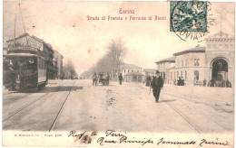 CPA Carte Postale Italie Torino Strada Di Francia E Ferrovia Di Rivoli 1903   VM78863ok - Plaatsen & Squares