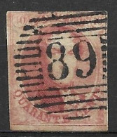 OBP8 Met 4 Randen (soms Nipt) En Met Balkstempel P89 Nivelles ( Zie Scans) - 1851-1857 Medaillen (6/8)