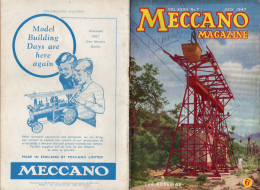 Magazine MECCANO MAGAZINE 1947 July Vol.XXXII No.7 - Anglais