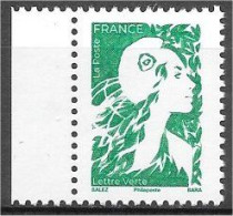 Marianne De L'Avenir - Lettre Verte - 1.16 € - Vert - (2023) - Provient De Carnet - Y & T N° 5730 ** - 2023-... Marianne De L’avenir