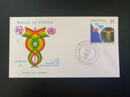 Enveloppe 1er Jour "Télécommunications Et Santé" 17/05/1981 - 265 - Wallis Et Futuna - UIT - OMS - Satellites - FDC