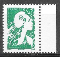 Marianne De L'Avenir - Lettre Verte - 1.16 € - Vert - (2023) - Provient De Carnet - Y & T N° 5730 ** - 2023-... Marianne De L’avenir