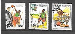 TIMBRES OBLITERES DU SENEGAL DE 1992 N° MICHEL 1162/63 1165 - Senegal (1960-...)