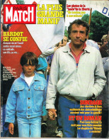 PARIS MATCH N°1832 Du 06 Juillet 1984 Michel Sardou - Bardot Se Confie - La Plus Grande Manif - Sondage élections - Informations Générales