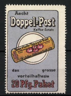 Reklamemarke Aecht Doppel-Post Kaffeezusatz, Packung Bayrisch-Doppel-Post  - Erinnofilia