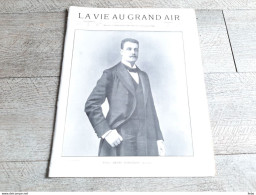 La Vie Au Grand Air 1899  Numéro Spécial Sportifs De L'année Henri D'orléans Explorateur Comte De La Falaise Guerrita - Sport