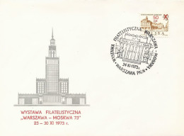 Poland Postmark D73.11.24 WARSZAWA.kop: Philatelic Exhibition Moscow (analogous) - Stamped Stationery