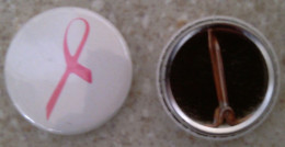 Badge  Dépistage Du Cancer Du Sein  Prévention  Ruban Rose - Otros & Sin Clasificación