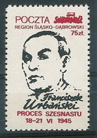 Poland SOLIDARITY (S612): Process Of Sixteen Franciszek Urbanski - Solidarnosc-Vignetten