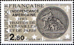 France Poste N** Yv:2285 Mi:2409 Traité De Versailles & De Paris (Thème) - Munten