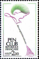 France Poste N** Yv:2164 Mi:2281 45.Congres Du Pen Club (Thème) - Rotary, Lions Club