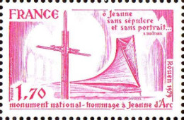 France Poste N** Yv:2051 Mi:2155 Monument à Jeanne D'Arc (Thème) - Monuments