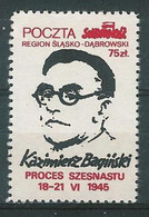 Poland SOLIDARITY (S624): Process Of Sixteen Kazimierz Baginski - Solidarnosc Vignetten