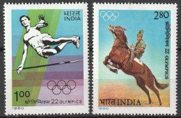 India 1980, Postfris MNH, Olympic Games - Ongebruikt