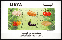 LIBYA 2014- Libye - Légumes En Provenance De Libye, Minifeuille, MNH ; Neuf ** - Libye