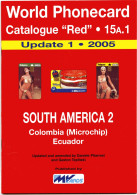 Word Phonecard Catalogue Red  N°15A - South America 2 - Livres & CDs