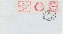 Ross Dependency  25th. Anniversary Scott Base Cover Ca 20 JAN 1982 VERY RARE (SO150) - Storia Postale