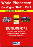 Word Phonecard Catalogue Red  N°15B - South America 2 - Livres & CDs