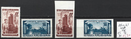 ROUMANIE 1140-41 * + Non Dentelés ** Côte Côte 4 € - Unused Stamps