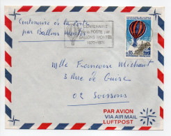 - Lettre CENTENAIRE DE LA POSTE PAR BALLONS MONTÉS 1870-1871 - - Airships