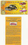 2 Golden Dollars Pour Golden Car - Sonstige & Ohne Zuordnung