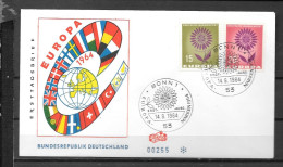 1964 - FDC - Allemagne - 38 - 1 - 1964