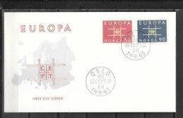 1963 - FDC - Norvège - 37 - 1963