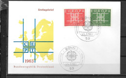 1963 - FDC - Allemagne - 35 - 1963