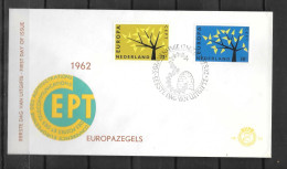 1962 - FDC - Pays-Bas - 34 - 1962