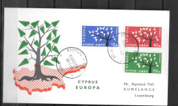 1962 - FDC - Chypre - 32  - 1962