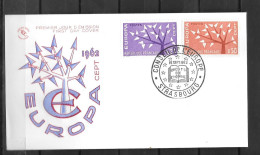 1962 - FDC - France - 32 - 2 - Strasbourg - 1962