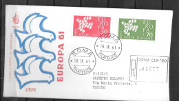 1961 - FDC - Italie - 29  - 1 - 1961