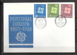 1961 - FDC - Porugal - 30   - 1961