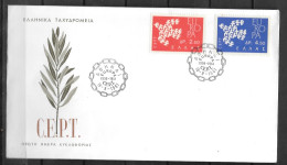 1961 - FDC - Grece - 29  - 1 - 1961