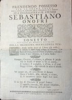 1772 SAN  MARINO SONETTO  SU MANIFESTO - ...-1877 Prefilatelia