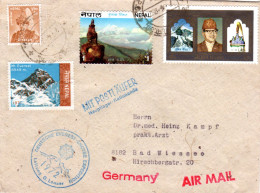 Nepal 1972, Deutsche Everest Lhotse Expedition, Brief M. Postläufer - Autres - Asie