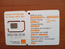 Central African Republic - Orange (standard, Micro, Nano SIM) - GSM SIM - Mint - Zentralafrik. Rep.