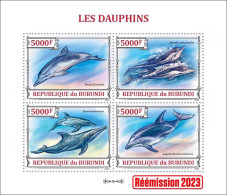 Burundi 2023 Dolphins. (218) OFFICIAL ISSUE - Delfines