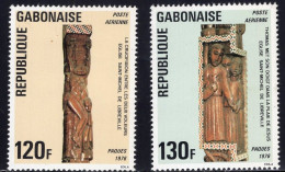 Gabon 1976 Serie 2v Easter Paques MNH - Gabon