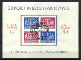 ALLEMAGNE 1948: Bloc, Obl. PJ - Used