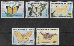 MALI - PAPILLONS - N° 349 A 353 - NEUF** MNH - Papillons