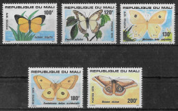 MALI - PAPILLONS - N° 349 A 353 - NEUF** MNH - Vlinders